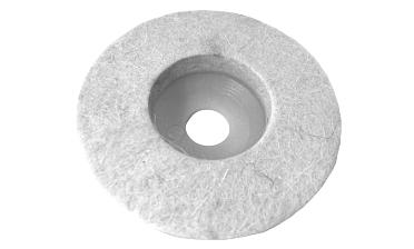 k427-4 войлок белый Ø85х8 мм очищенный, для тонкой полировки 11 000 rpm, Premium купить в Тюмени