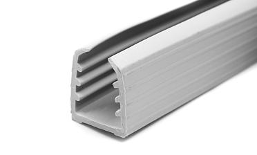 Уплотнитель в поручень с пазом 24х24 для стекла 8+8мм, EPDM (палки по 3м) СЕРЫЙ Фk303-G купить в Тюмени