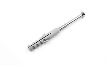 Потайной винт под шестигранник 10х120 мм в комплекте с дюбелем д.12 k601-19-120 купить в Тюмени