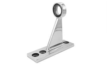 Крепление козырька к стойке алюминиевого фасада, AISI 304, литое , полированное, k611 купить в Тюмени