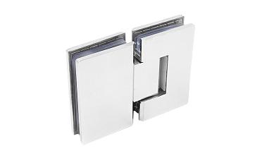 Петля для душевой кабины стекло-стекло 180° 90х55 мм AISI 304 полированная t303-2 PSS купить в Тюмени