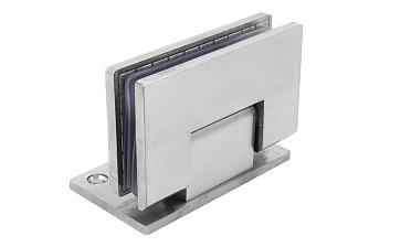 Петля для душевой кабины стена-стекло 90° 90х55 мм шлифованная t305-2 SSS купить в Тюмени