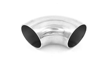 Отвод поручня Ø42.4х90х1.45 мм, 90°, полированный 400 Grit (AISI 201) k346-5 купить в Тюмени