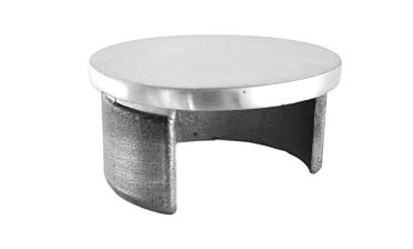 Заглушка для поручня с пазом Ø48.3 мм 4х39 мм шлифованная (AISI 304) k235-2 купить в Тюмени