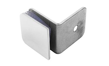 Коннектор для душевой кабины стена-стекло 90°, 45х45, полированный t722-2 PSS купить в Тюмени