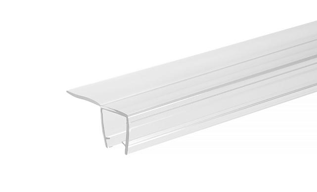 Уплотнитель для стекла в душевую кабину 10 мм, стекло-стекло 2200 мм t225