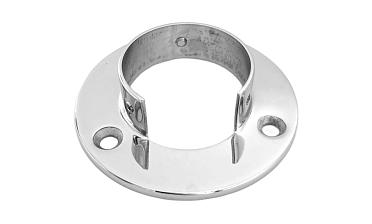 Фланец настенный, для Ø48.3мм, под 3 самореза 4.8мм, литой, полированный, AISI 304, k238 купить в Тюмени
