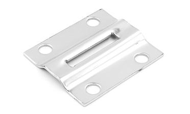 Боковой крепеж стойки под Ø38.1 мм, полированный (AISI 316) k056-2 купить в Тюмени