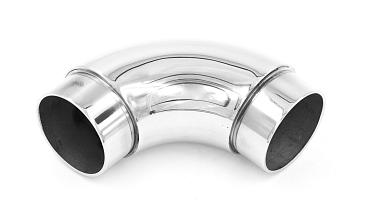 Отвод поручня под Ø42.4х1.5 мм, 90°, литой, полированный, с вставками (AISI 201) k383-3 купить в Тюмени