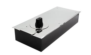 Доводчик для стеклянной двери до 80 кг EN2, напольный, 500 тыс. циклов, нержавеющая сталь AISI 304, полированная t182 PSS купить в Тюмени