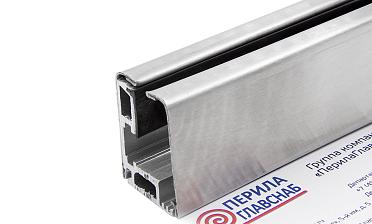 Профиль алюминиевый зажимной  для стекла 8-12мм, AISI 304 SSS, шлифованный, длина 3 метра т40-9 SSS купить в Тюмени