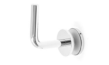 Держатель поручня на стекло 10-17 мм, полированный (AISI 304) k008 купить в Тюмени