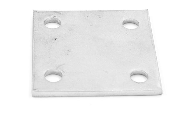 Фланец стойки 71х71х5 (4.3), AISI 304, 4 отв. М10 k115-4  2