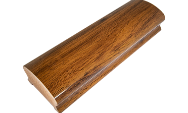 Пластиковый поручень фигурный текстурный, цвет Венге, длина 4м k897-3  купить в Тюмени