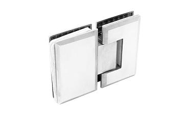 Петля для душевой кабины стекло-стекло 180° 90х55 мм, шлифованная  t303 SSS купить в Тюмени