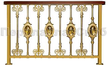 Латунные лестничные перила серии – Нимфалида XL05 в Тюмени. Готовые проекты ПерилаГлавСнаб