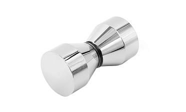 Дверная ручка «кноб» для душа, алюминий-хром, полированная t693 ALPC купить в Тюмени