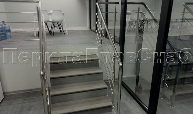 Перила с четырьмя ригелями  в Тюмени. Готовые проекты ПерилаГлавСнаб