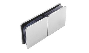 Коннектор для душевой кабины стекло-стекло 180°, 45х45, нерж 304, вырез 64 t724 PSS купить в Тюмени