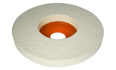 K427-3 войлок белый Ø125х10 мм очищенный, для тонкой полировки 11 000 rpm, Premium k427-3  купить в Тюмени