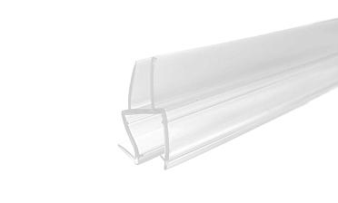 Уплотнитель для стекла в душевую кабину 10 мм, прозрачный, стена-стекло 2200 мм t226 купить в Тюмени