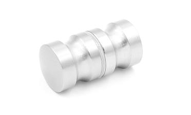 Дверная ручка "кноб", алюминий-хром, шлифованный t692 AL SSS купить в Тюмени