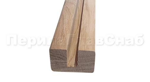 Поручень Дуб профильный  в Тюмени. Комплектующие для лестничных ограждений и перил ПерилаГлавСнаб