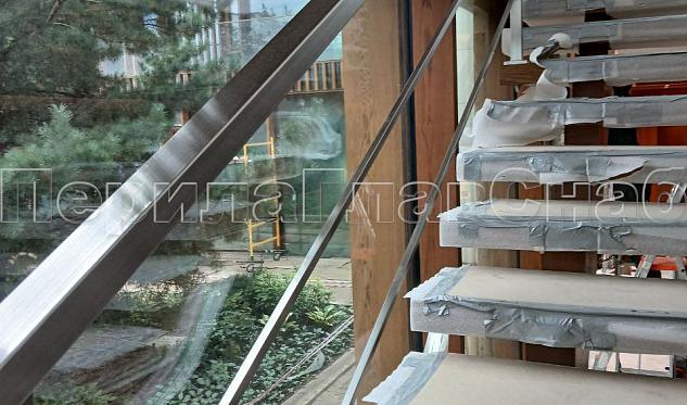 Перила с двумя ригелями в Тюмени. Готовые проекты ПерилаГлавСнаб