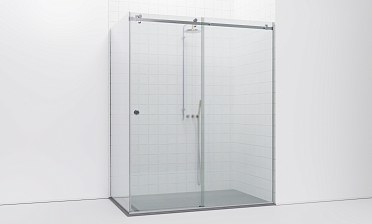 Комплект фурнитуры для раздвижной душевой перегородки, угловой, на профиле t552-1 купить в Тюмени