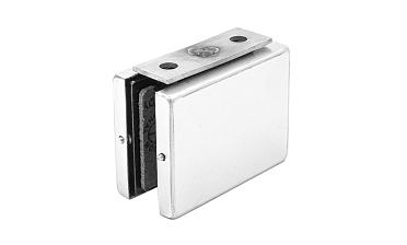 Коннектор стена-стекло с монтажной пластиной, шлифованный, вырез 09 t192 SSS купить в Тюмени