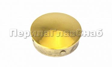 Заглушка штампованная Ø38х1.5 мм, (AISI 304), под золото Фk036-88 купить в Тюмени