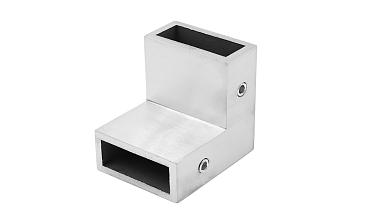 Соединитель труба-труба 90°, для трека 30х10 мм, 90°, AISI 304, шлифованный t460 SSS купить в Тюмени