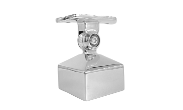 Наконечник 40х40 мм внешний полированный, с ложе под Ø50.8 мм, литой, регулируемый, облегченный, AISI 304, k239-4-NEW купить в Тюмени