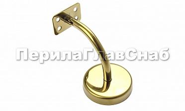 Пристенок с ложементом под плоскость,  сварной с крышкой, полированный, под золото (AISI 201) Фk386-88 купить в Тюмени