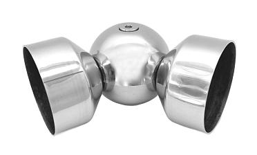 Поворот дер./пласт. поручня Ø49х0.8 мм, полированный, (AISI 201) k053-4 купить в Тюмени