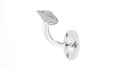 Пристенок с ложементом под Ø50.8 мм, вынос 70х45, Ø60х3 мм, литой, 25х45х2 мм, полированный, (AISI 316) k234-2 купить в Тюмени