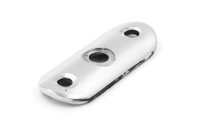 Лодочка (ложемент) под поручень Ø38,1 мм, литой, полированный, нержавеющая AISI 304 k046-38