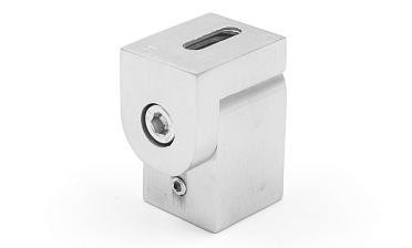 Держатель труба-стена, регулируемый, Ø19 мм, нерж., шлифованный t908 SSS купить в Тюмени