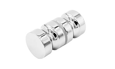 Дверная ручка «кноб», алюминий-хром, полированная t692 ALPC купить в Тюмени