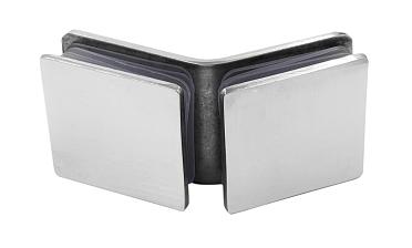 Коннектор для душевой кабины стекло-стекло 135° 45х45 мм латунь-хром t726 PC купить в Тюмени