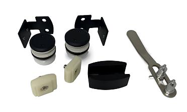 Комплект раздвижной системы на G-профиле, черный t407 BL  купить в Тюмени