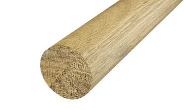 Поручень деревянный из Дуба Ø50мм -  2,0 м Премиум Ф-1662 купить в Тюмени