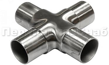 Соединение поручня Ø50.8 мм, крестовина (AISI 304) k361 купить в Тюмени