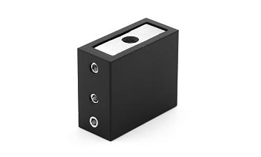 Коннектор стена-труба для прямоугольного трека 30х10 мм, нержавеющая сталь AISI 304, черная t463 BL купить в Тюмени