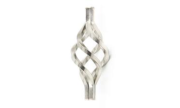 Декоративная вставка (корзинка) для стойки Ø25 мм, k388 купить в Тюмени