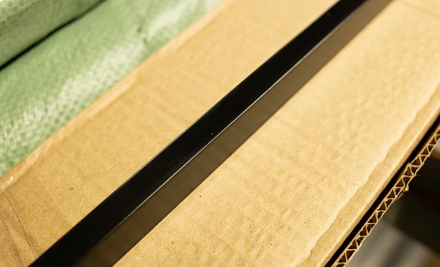 П-образный профиль 19x13, L=2200, алюминий ,черный, уценка t756 BL-У 2