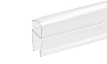 Уплотнитель для стекла 8мм, прозрачный, дверь-стекло 2,2 м. t212-2 купить в Тюмени