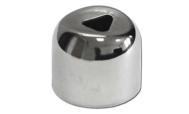 Наконечник штампованный (СПС) прямой 90° на трубу Ø25 мм, для поручня Ø38.1 мм, полированный, нержавеющий, AISI 304, k071 купить в Тюмени