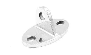 Крепление ванты(тяги) козырька к стене (AISI316), литое, полированное k658-16 купить в Тюмени