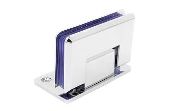 Петля для душевой кабины стена-стекло 90° с односторонним креплением, 90*55, цинк, полированная t305 PZn купить в Тюмени